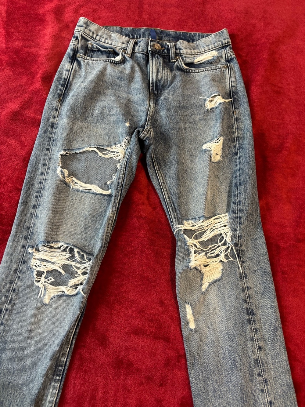 Straight Ripped Jeans - Picture 17 of 17